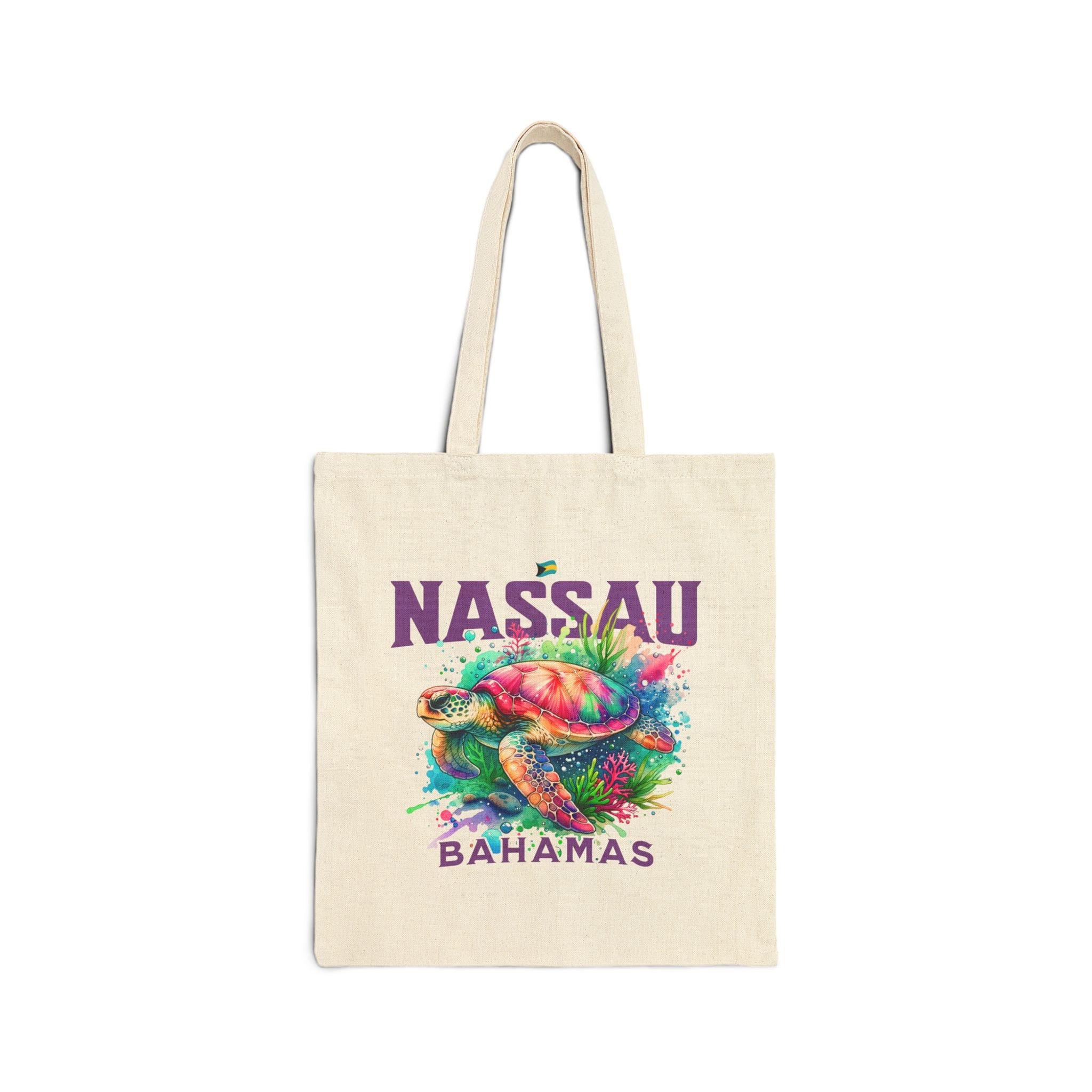 Bahamas Souvenir Gift : Nassau Bahamas Sea Turtle Bahamas Tote Bag