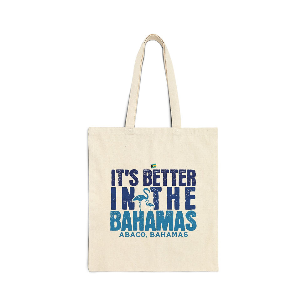 Thumbnail: Bahamas Souvenir Gift : Abaco Bahamas It's Better In The Bahamas Tote Bag