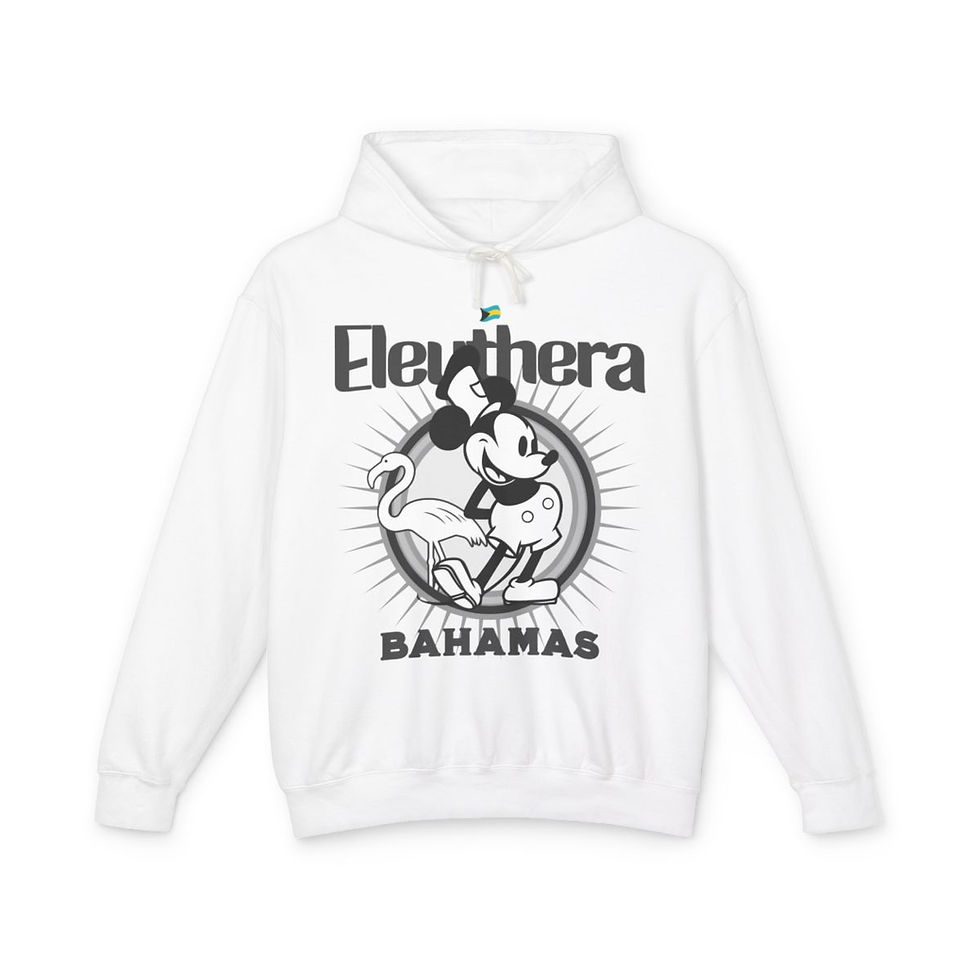 Thumbnail: Bahamas Souvenir Gift : Eleuthera Bahamas Unisex Bahamas Hoodie