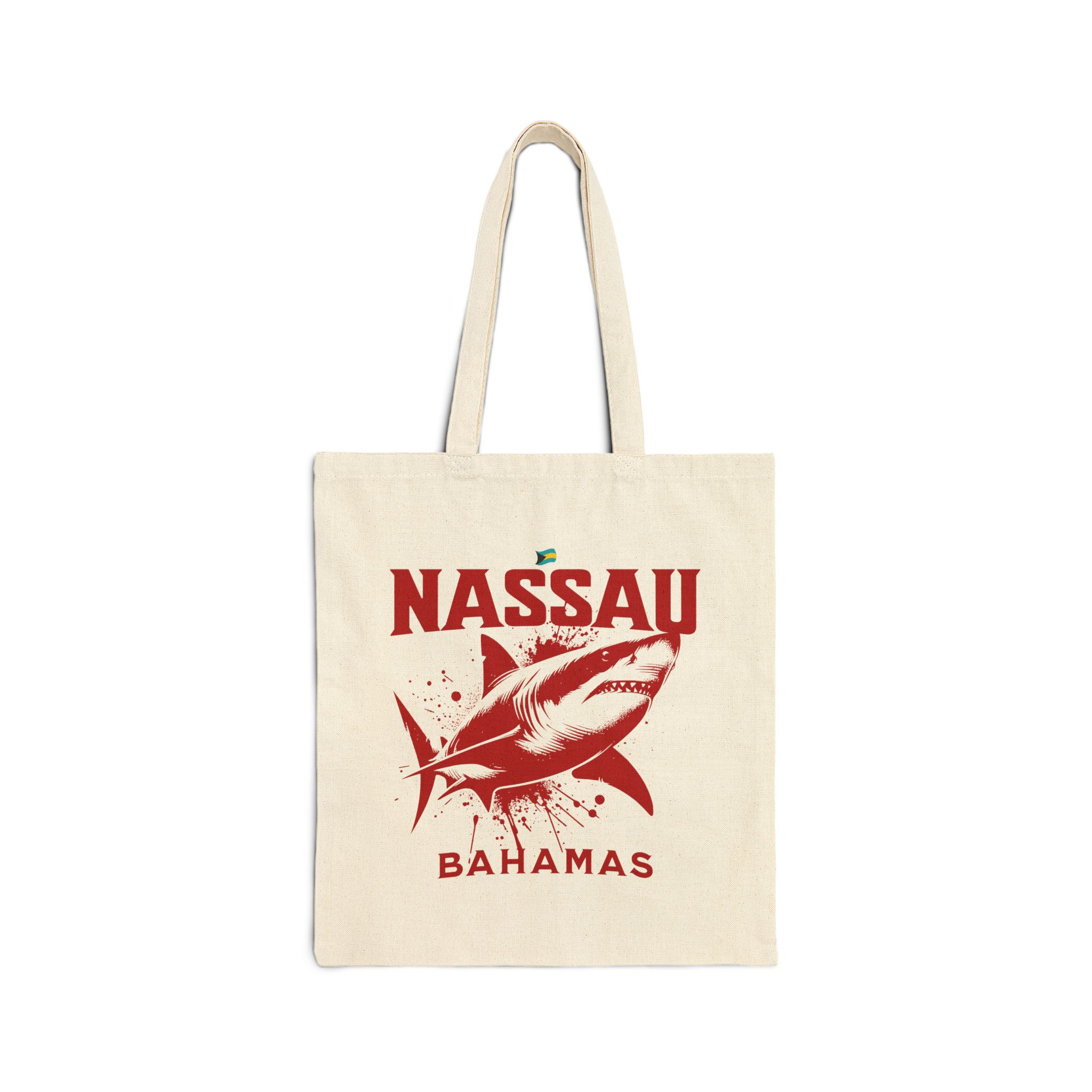Bahamas Souvenir Gift : Nassau Bahamas Shark Bahamas Tote Bag