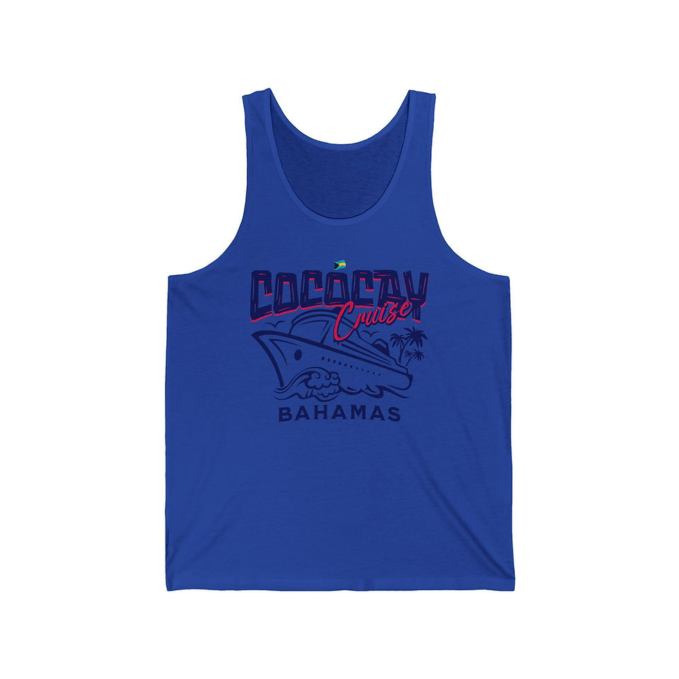Thumbnail: Bahamas Souvenir Gift : CocoCay Bahamas Cruise Unisex Bahamas Tank Top