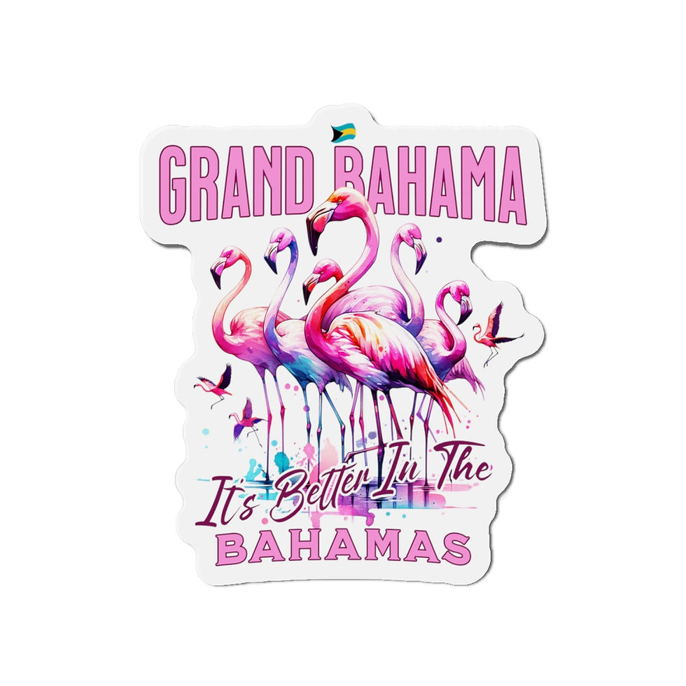 Thumbnail: Bahamas Souvenir Gift : Grand Bahama Bahamas Flamingo Bahamas Magnet