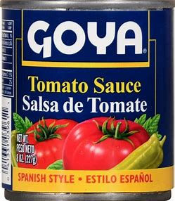 ABARROTES:GOYA SALSA DE TOMATE 48/8OZ