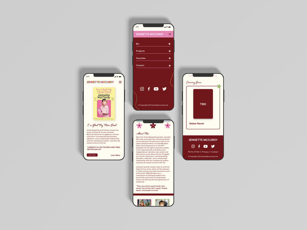 Free Premium Smartphone Branding Website Mockup