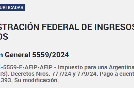 Pagos a cuenta del Impuesto País