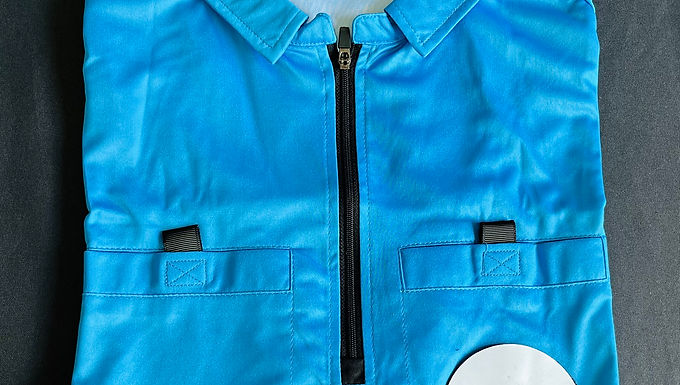 Blue Soccer Referee Jersey - Adult Sizes