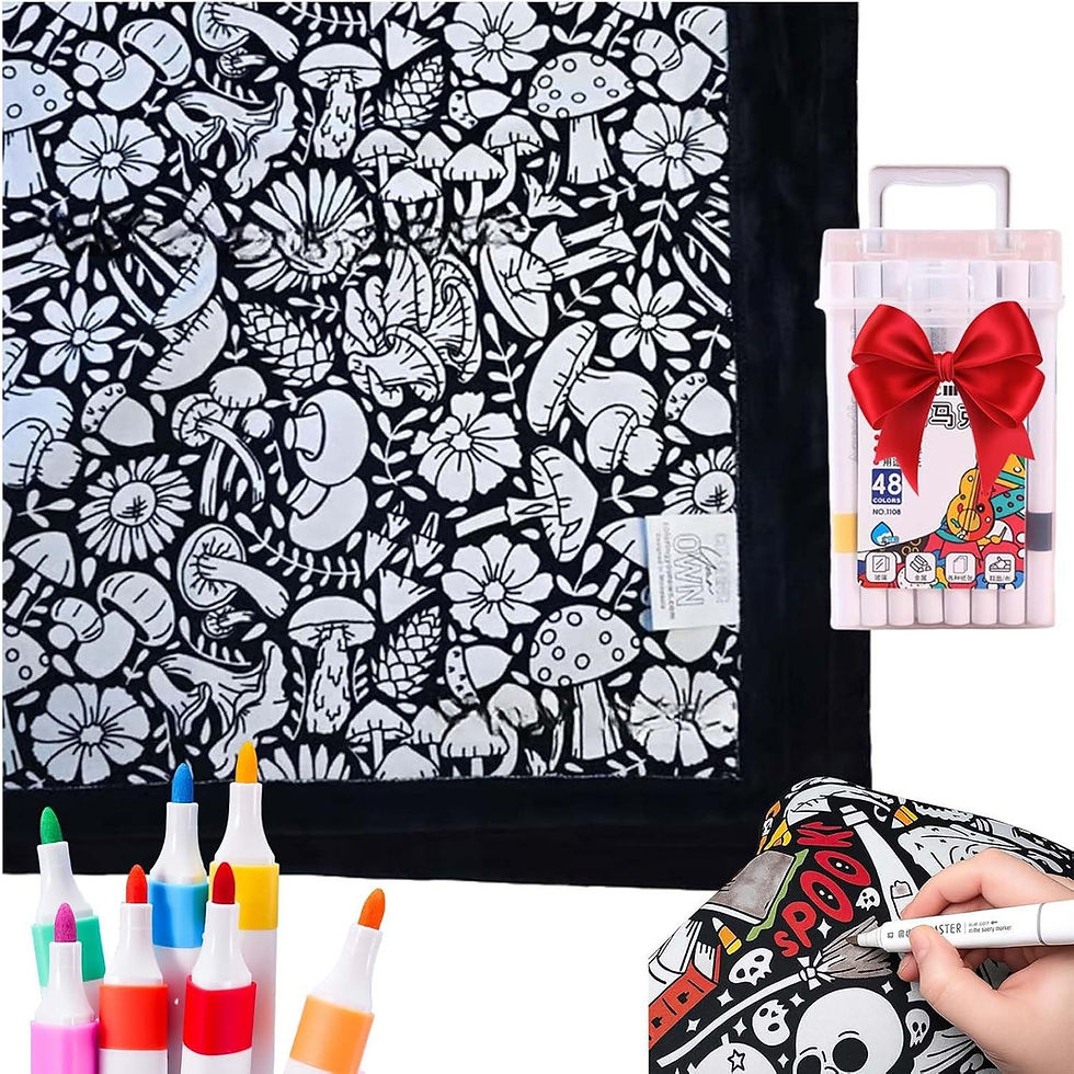 Thumbnail: DIY Coloring Blanket With Markers