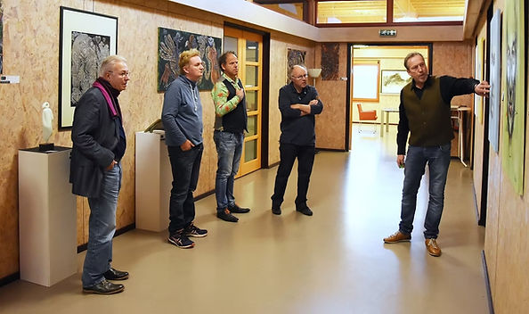 Expositie van kunstschilder Piet Smal