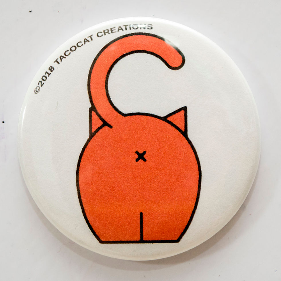 Thumbnail: Cat Butt Buttons and Magnets - Tons of colors!