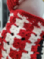 Thumbnail: Crochet Cat Stitch Scarf -Wisco Pride