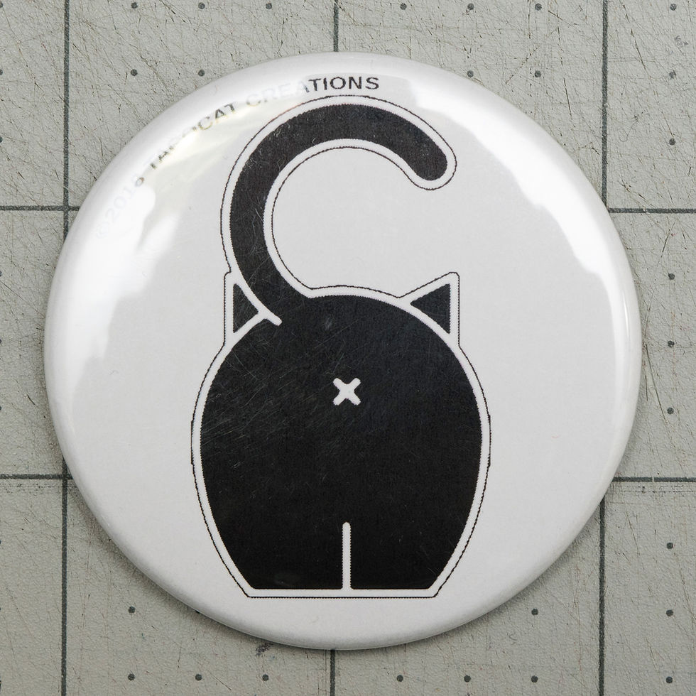 Thumbnail: Cat Butt Buttons and Magnets - Tons of colors!