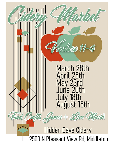 poster for cider markets