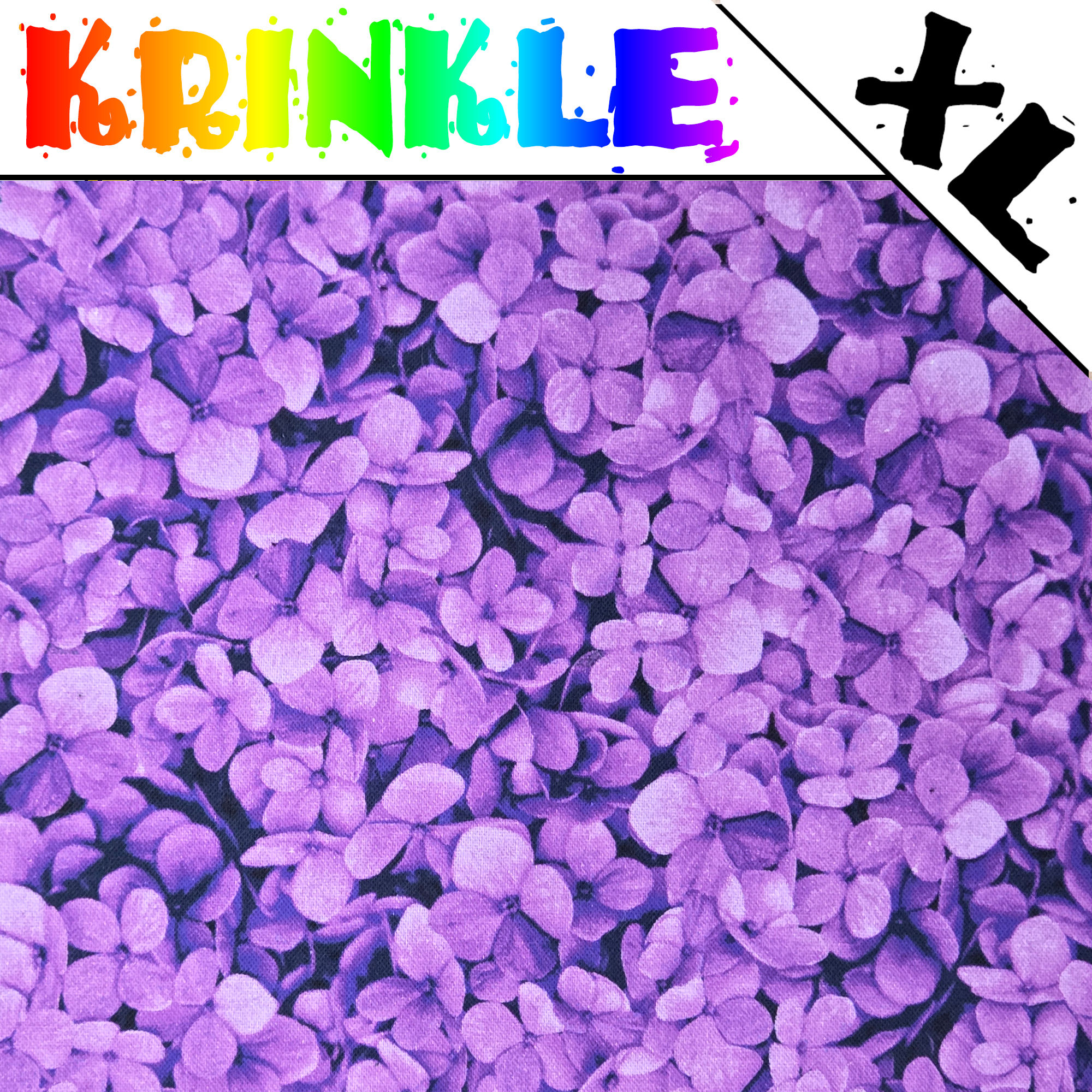 Lavender Fields Pattern XL Krinkle Mats Refillable Cat Bed