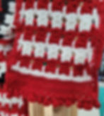 Thumbnail: Crochet Cat Stitch Scarf -Wisco Pride