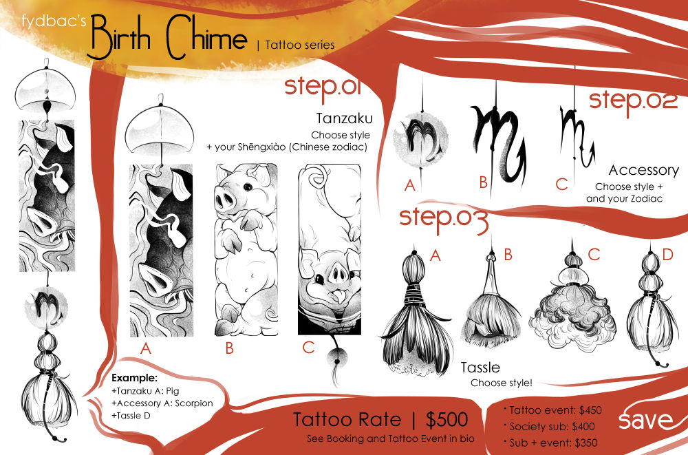 Tattoo series: Birth Chime