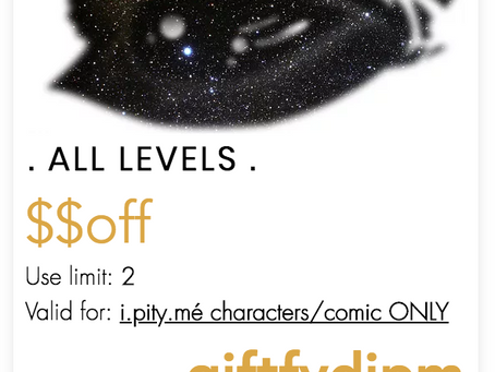 November promo codes + bday month!
