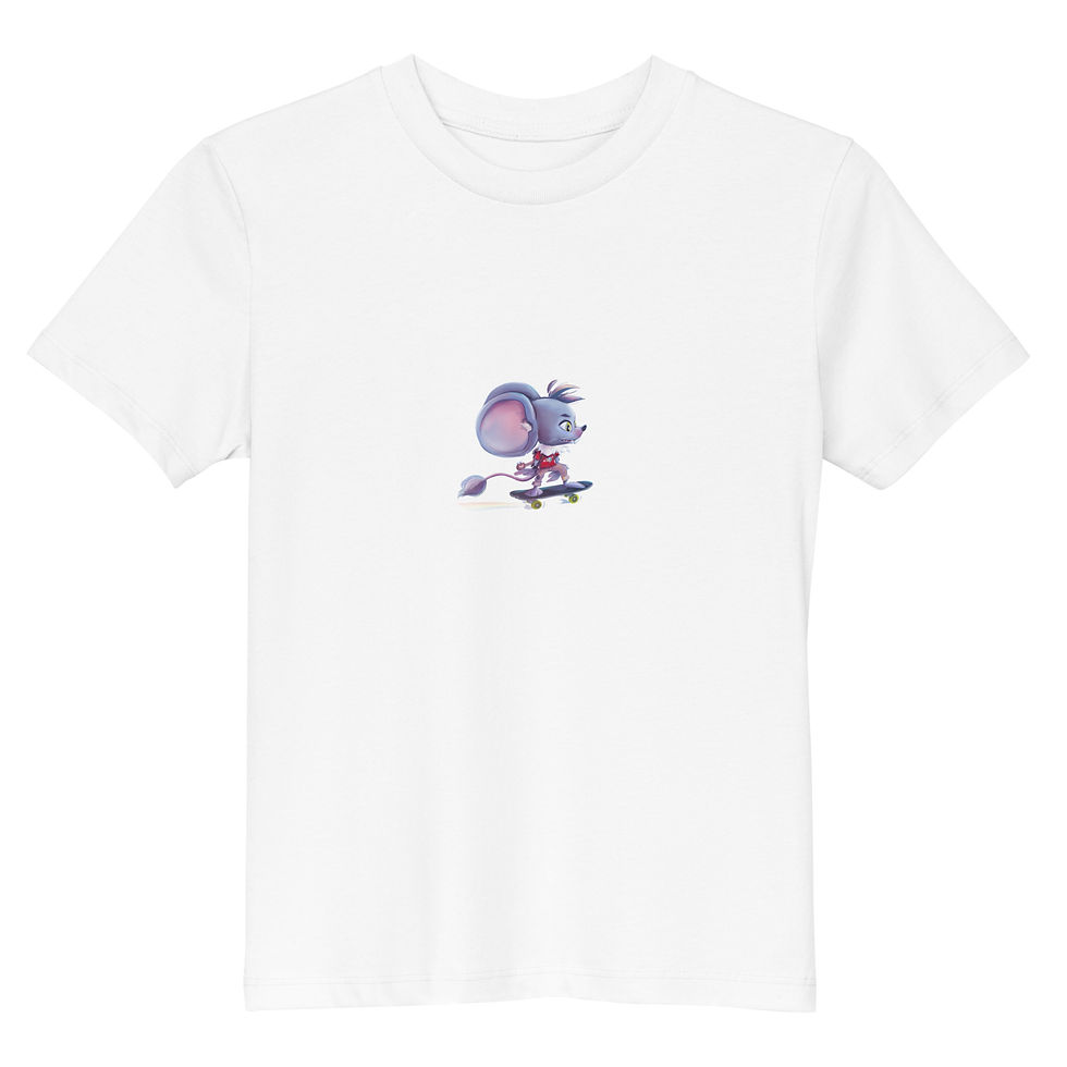 Miniature : t-shirt enfant - Gerbils skater