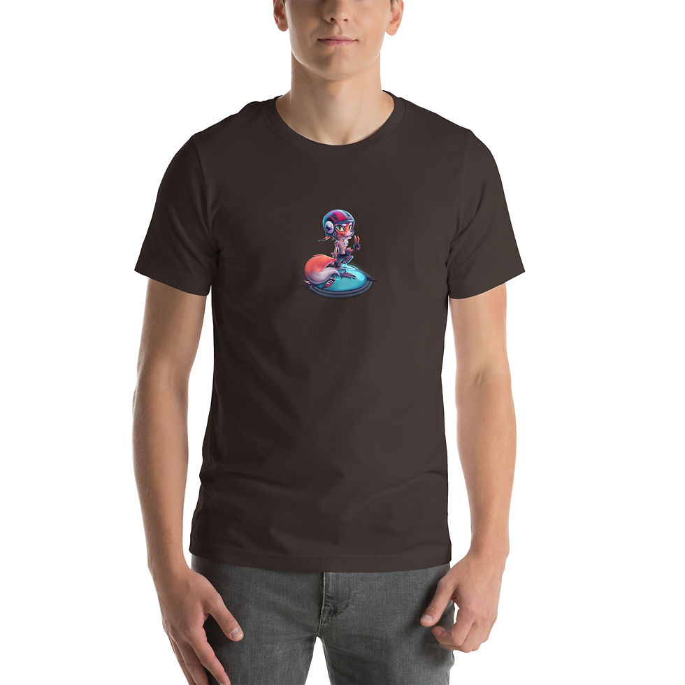 Miniature : Rebelion fox Unisex t-shirt