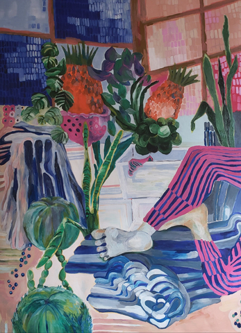 Sheila Ortega, SITUAÇÃO DOMESTICA 4, 2020, PINTURA CONTEMPORÂNEA
