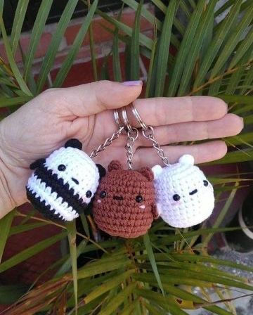 Llaveros de ositos (Amigurumi)