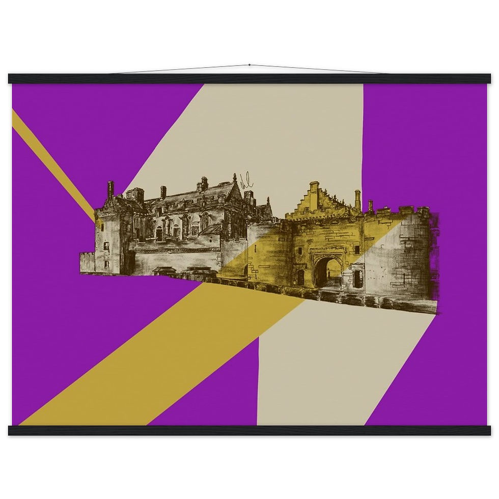 Thumbnail: Stirling castle pop art Wall art