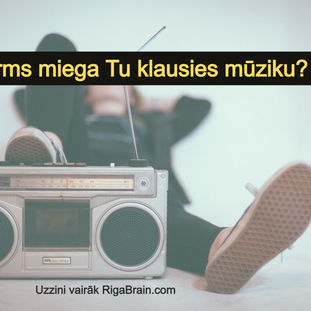 Vai pirms miega vajag klausīties mūziku?
