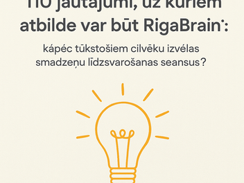 RigaBrain jautājumi