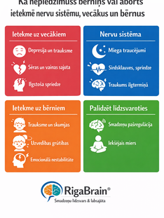 Kā nepiedzimis bērniņš vai aborts ietekmē nervu sistēmu, vecākus un bērnus