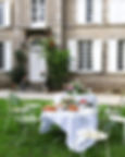 Having tea in the garden is my favorite affair in french countryside