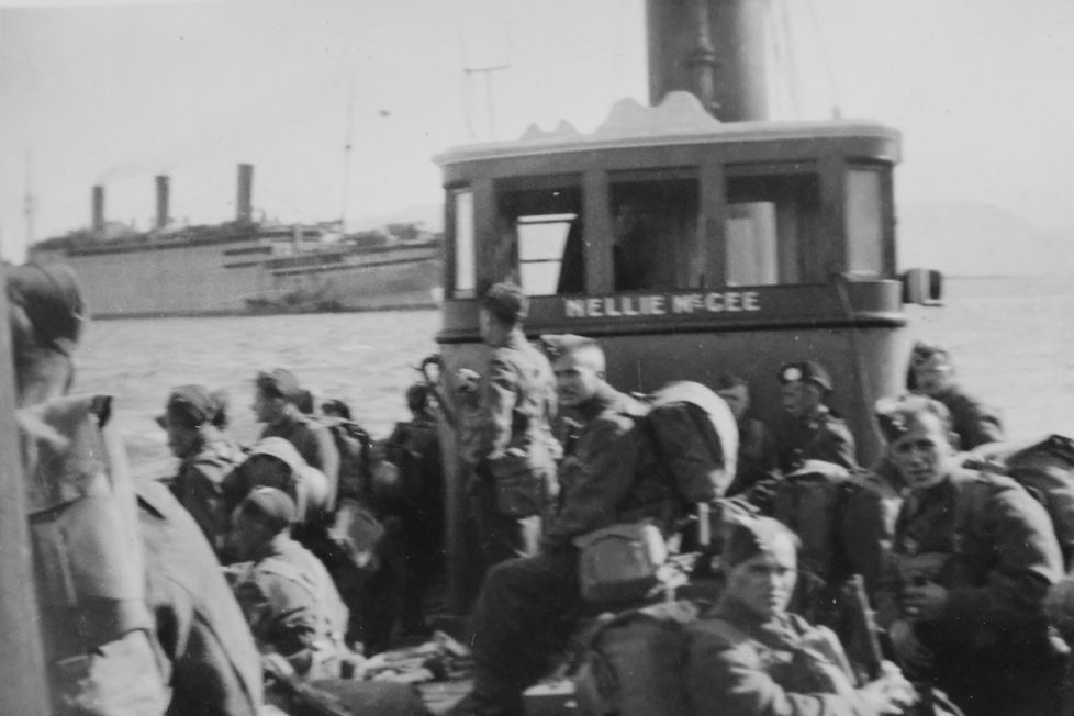 FMR, Fusiliers Mont-Royal, Dieppe, Empress of Australia, Nellie McGee, Nellie Mc Gee, Islande, Iceland, PeterHead, Écosse, Scotland