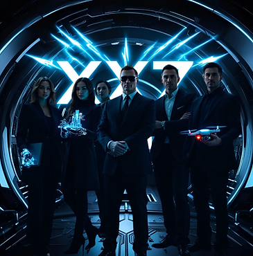 xx7 ai reps standing together to represent the grow package