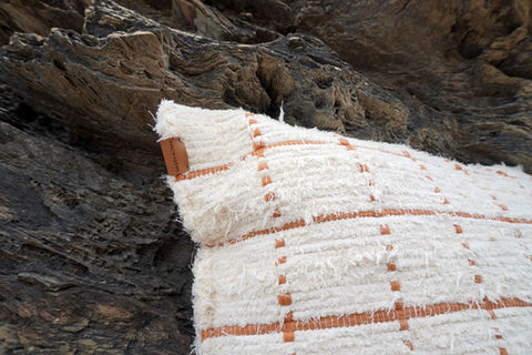 Sustainable decoration, eco friendly cushion made in Portugal
