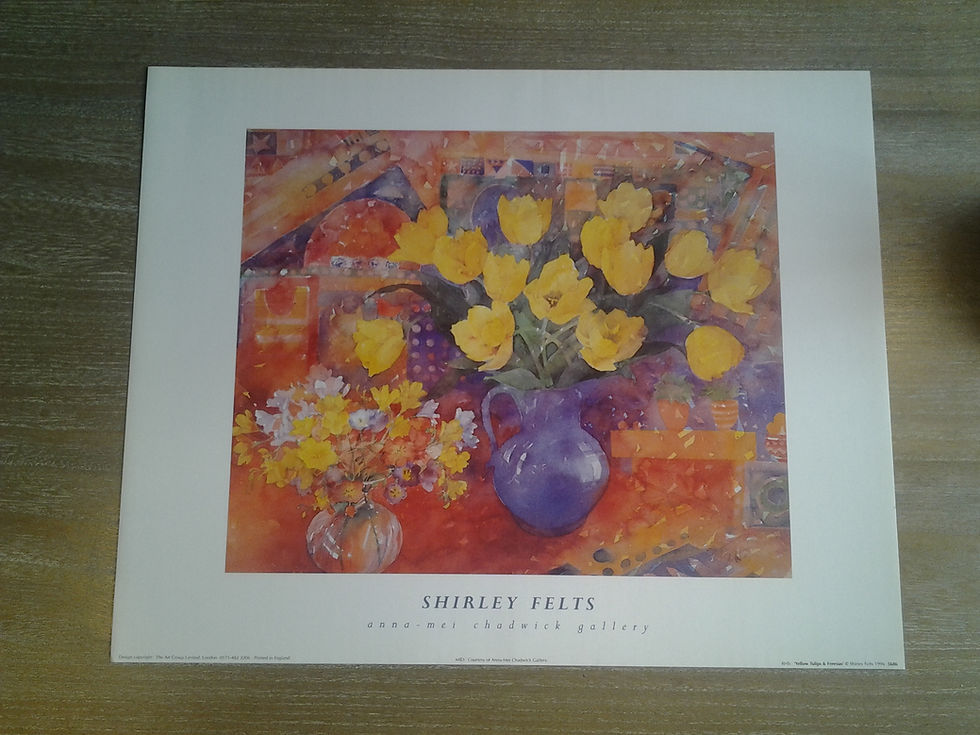 Yellow Tulips And Freesias