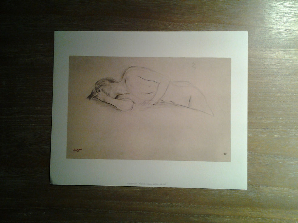 Naked Woman Lying On Her Stomach