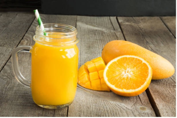 A delicious Mango Orange Smoothie