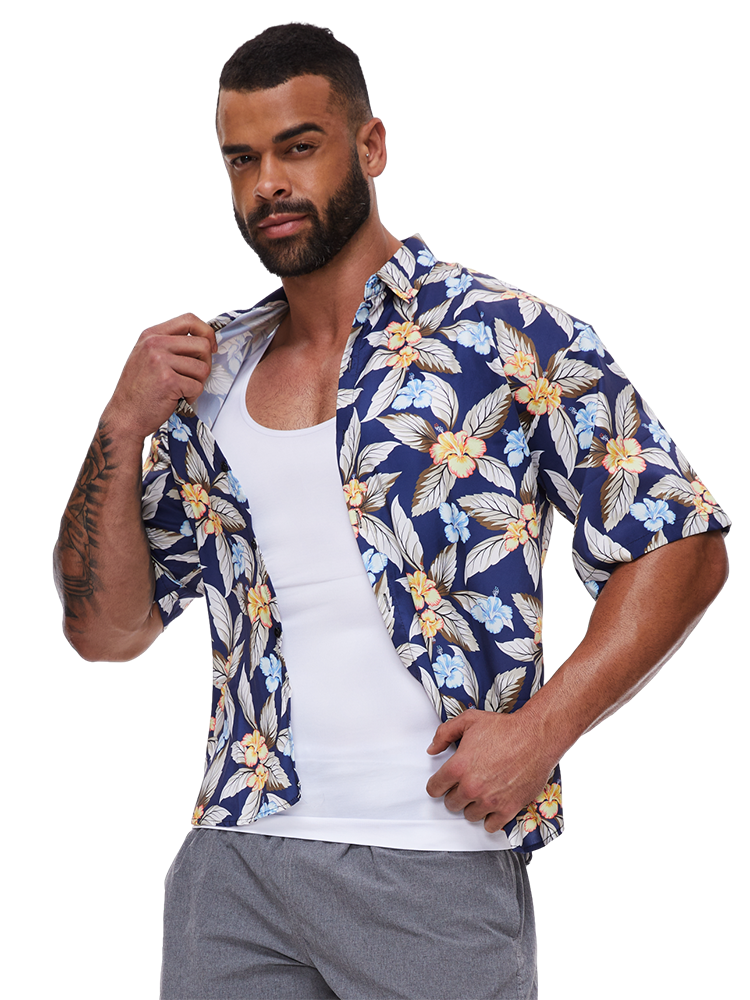 Thumbnail: Mens Shapers Compression Shirt Slimming Undershirt Body Shaper Tank Tops gynomas