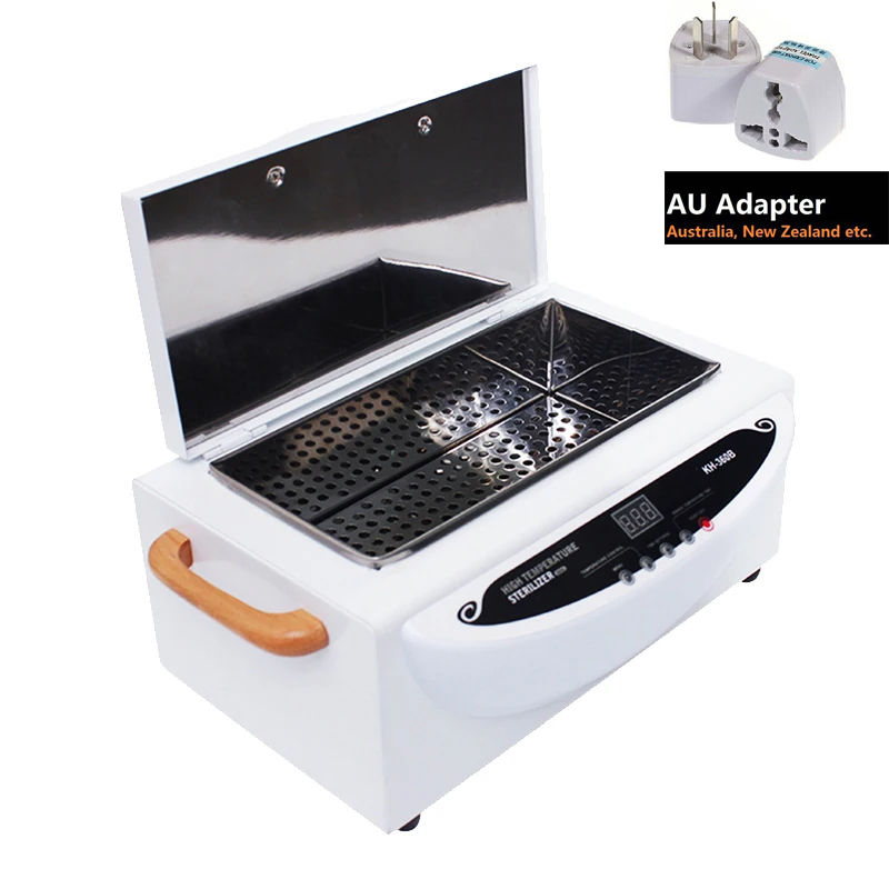 Thumbnail: Nail Sterilizer Sanitizing Box High Temperature With LCD Screen Tweezers Scissor