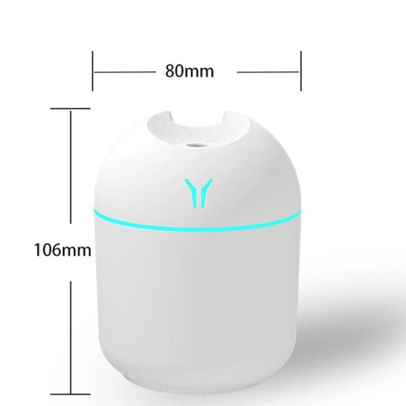 Thumbnail: 250ML USB Mini Air Humidifier Aroma Essential Oil Diffuser For Home Car Ultrason