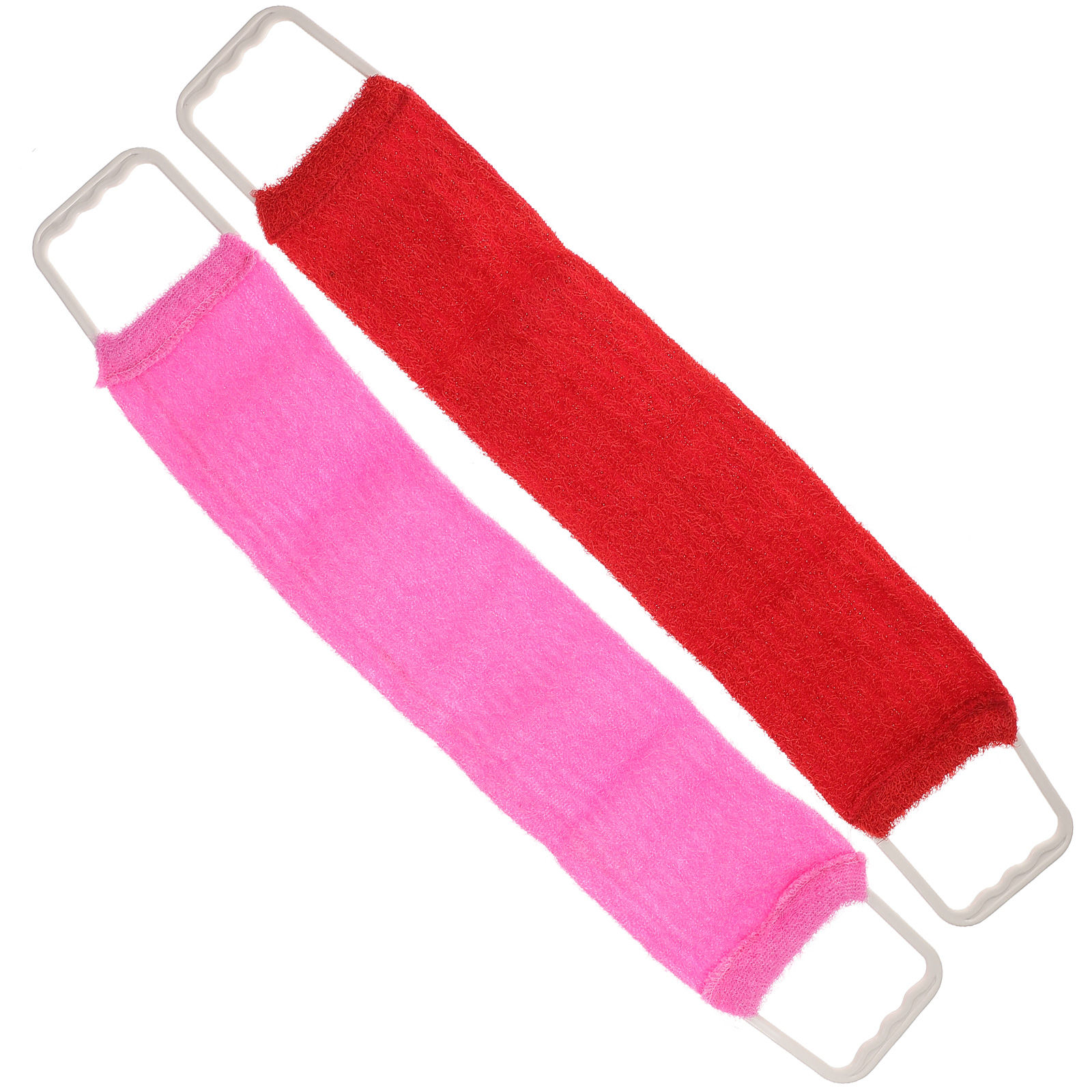 Bath Scrubber Rub Towel Shower Body Massage Strap Back Body Strength Exfoliate B