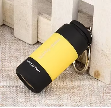 Thumbnail: LED Micro Pocket Flashlight Portable USB Rechargeable Keychain Flashlight Waterp