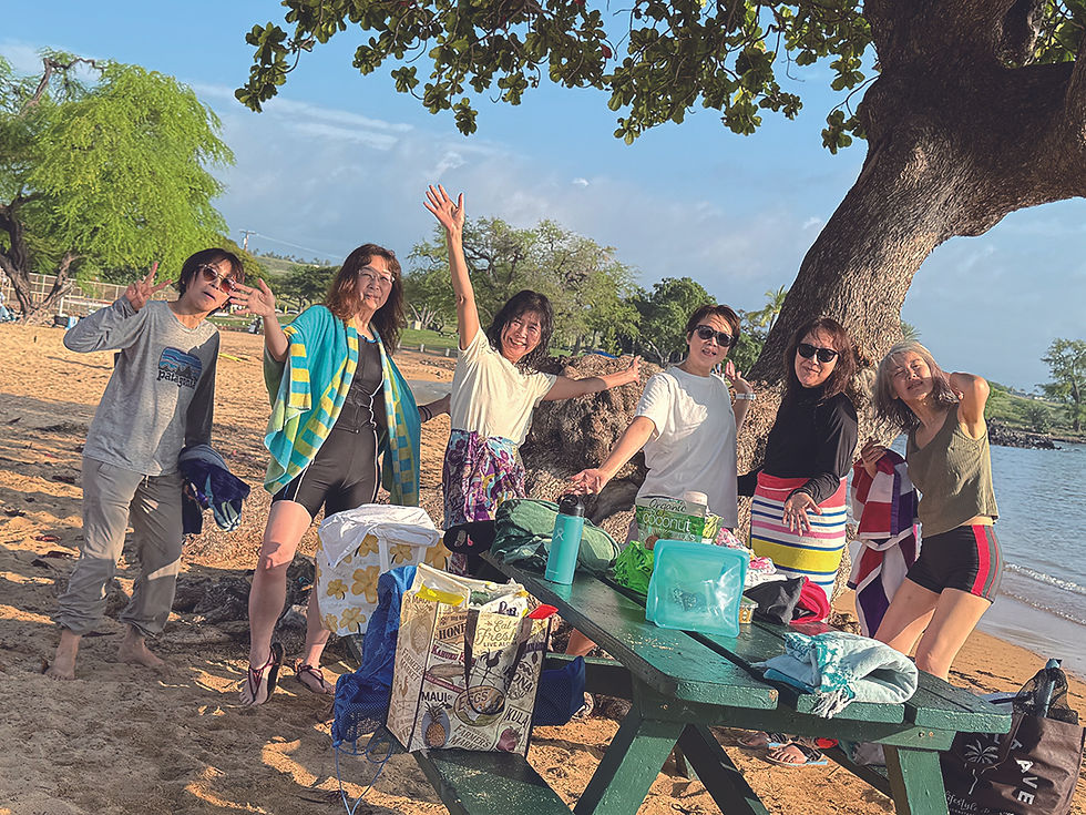 Spiritual Leadershipキャンプ合宿 (ハワイ島)の様子