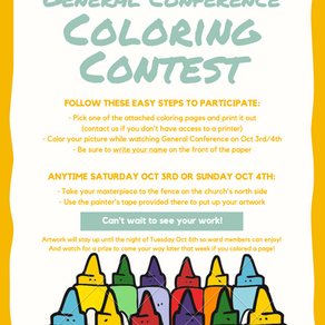 General Conference Coloring Contest