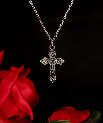 Collares Góticos Cruz Invertida Plata - Oferta Limitada en Stock