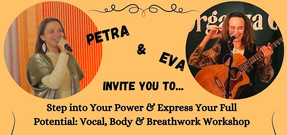 Vocal, Body & Breathwork Workshop: Step into Your Power & Express Your Full Potential