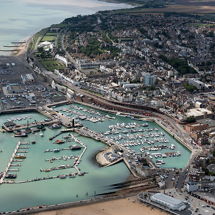 Aerial view of Ramsgate © John Fielding, Wikimedia Commons