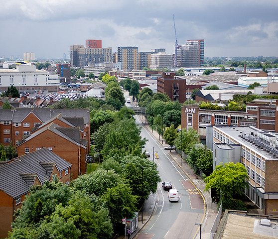 View looking towards North Acton and along Victoria Road © Old Oak and Park Royal Development Corporation