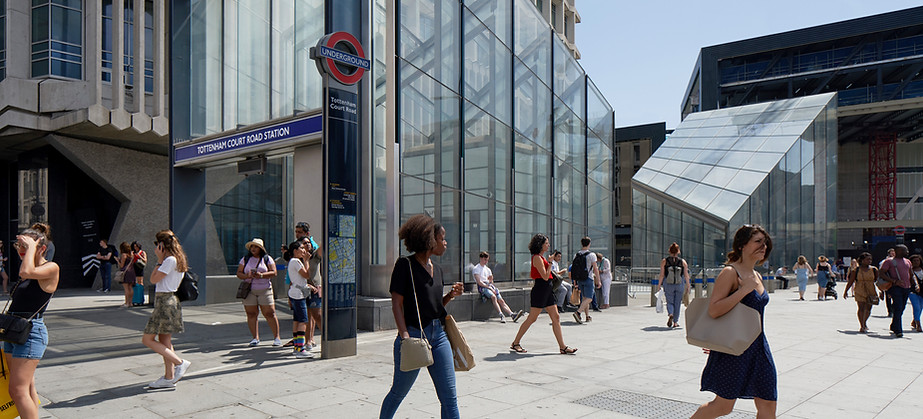 Tottenham Court Road Station Entrances, Stanton Williams © GG Archard
