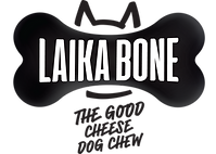 Logotipo de los huesos masticables de Laika