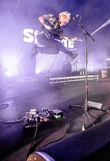 Leaping bassist from Shame