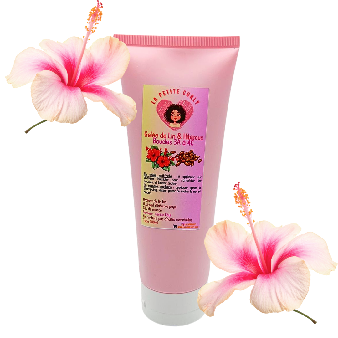 Gel Lin et Hibiscus capillaire